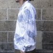 画像2: TWO PALMS (トゥーパームス) L/S Hawaiian collar shirt / Rayon PINEAPPLE MAP ホワイト (2)