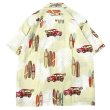 画像6: TWO PALMS (トゥーパームス) S/S Hawaiian Shirt / Rayon WOODY ベージュ (6)