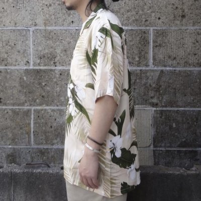 画像2: TWO PALMS (トゥーパームス) S/S Hawaiian Shirt GINGER クリーム