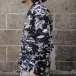 画像2: TWO PALMS (トゥーパームス) L/S Hawaiian collar shirt / Cotton LOVE SHACK ブラック (2)