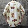 画像3: TWO PALMS (トゥーパームス) S/S Hawaiian Shirt / Rayon WOODY ベージュ (3)