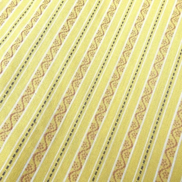 画像4: TWO PALMS (トゥーパームス) L/S with side slit ロバートカフマン ファブリック / Ponderosa plaids オークル ”SAMPLE” (4)