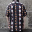 画像3: TWO PALMS (トゥーパームス) S/S Hawaiian Shirt Hula Dolls ブラック (3)