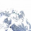 画像6: TWO PALMS (トゥーパームス) L/S Hawaiian collar shirt / Rayon PINEAPPLE MAP ホワイト (6)