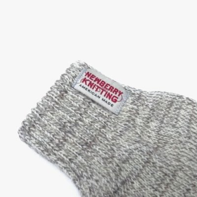 画像3: NEWBERRY KNITTING (ニューベリーニッティング) Mens Glove with Palm トラディショナルグレー