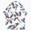 画像5: TWO PALMS (トゥーパームス) S/S Hawaiian Shirt HAWAIIAN ORCHID ホワイト (5)