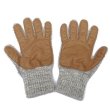 画像2: NEWBERRY KNITTING (ニューベリーニッティング) Mens Glove with Palm トラディショナルグレー (2)