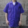 画像4: MY CUBAN STORE (マイキューバンストア) S/S GUAYABERA SHIRT パープル (4)