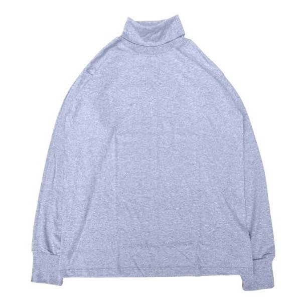 画像1: LIFEWEAR (ライフウェア) LONG SLEEVE TURTLENECK TEE アスレチックグレー (1)
