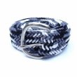 画像1: Brushy Creek Belt & Buckle Co. (ブラッシークリーク) Nylon Web Belt グレー (1)