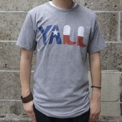 画像1: PALMER CASH (パルマーキャッシュ) CDR Y'ALL T-Shirts グレー 