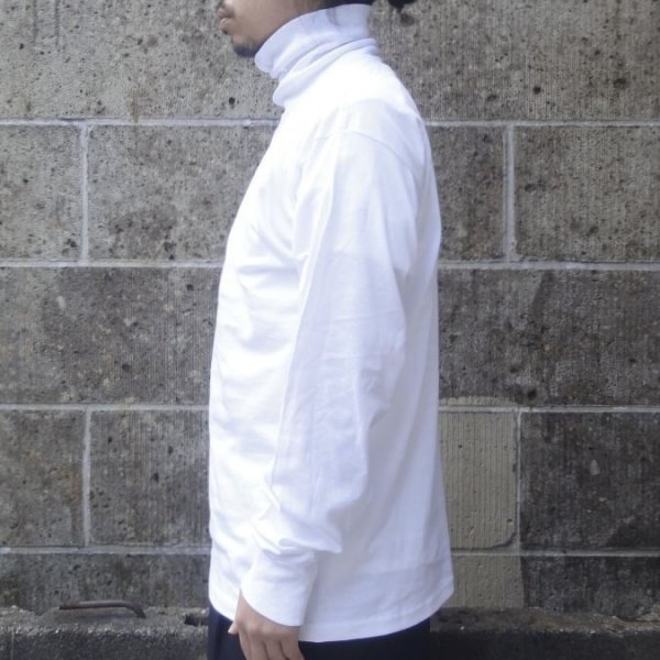 画像6: LIFEWEAR (ライフウェア) LONG SLEEVE TURTLENECK TEE ホワイト (6)
