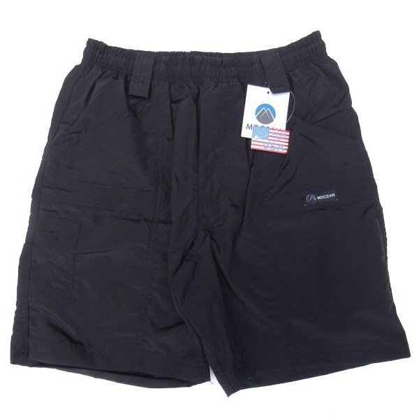 画像1: MOCEAN (モーシャン) BARRIER SHORTS ブラック (1)