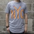 画像1: PALMER CASH (パルマーキャッシュ) NYC HANDS T-Shirts グレー  (1)
