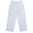 画像2: RICCARDO METHA (リカルドメッサ) 1TUCK WIDE PANTS DRAGON TWILL ホワイト (2)