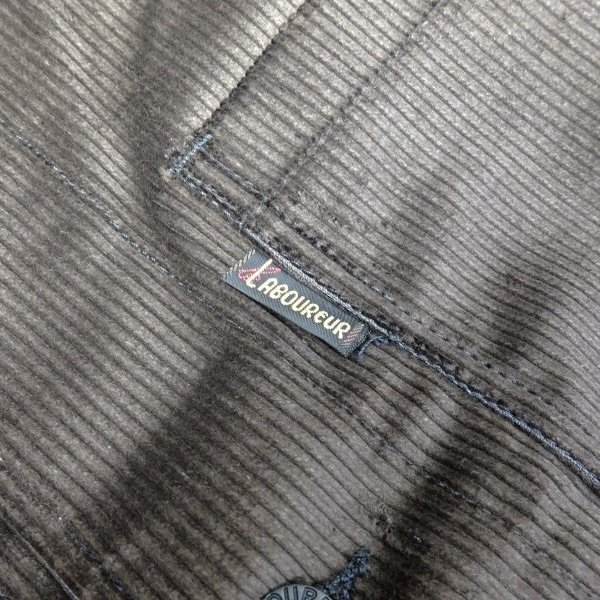 画像3: Le LABOUREUR (ルラブルール) VESTON VELOURS コーデュロイ マロン (3)