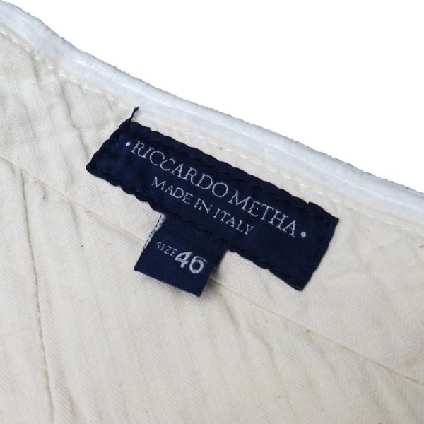 画像3: RICCARDO METHA (リカルドメッサ) 1TUCK WIDE PANTS CORDUROY ナチュラル (3)