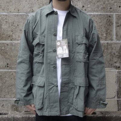 画像1: ROTHCO (ロスコ) BDU SHIRT RIP STOP WITH BIO WASH オリーブドラブ