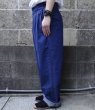 画像8: RICCARDO METHA (リカルドメッサ) 2TUCK BELTLESS TROUSERS デニム ウォッシュ (8)