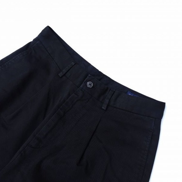 画像3: RICCARDO METHA (リカルドメッサ) 1TUCK WIDE TROUSERS ブラック (3)