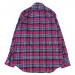 画像2: Deadstock 90's CLEVE (クリーブ) ライトフランネルシャツ D PLAID (2)