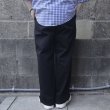 画像7: RICCARDO METHA (リカルドメッサ) 1TUCK WIDE TROUSERS ブラック (7)