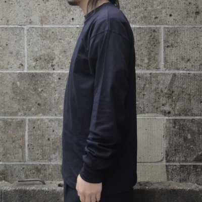 画像2: LIFEWEAR (ライフウェア) LONG SLEEVE CREWNECK TEE ブラック