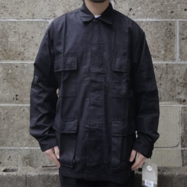画像5: ROTHCO (ロスコ) BDU SHIRT RIP STOP WITH BIO WASH ブラック (5)
