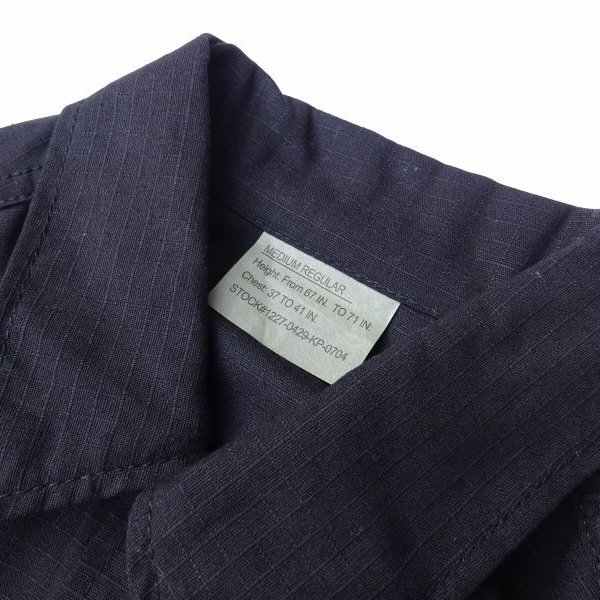 画像3: ROTHCO (ロスコ) BDU SHIRT RIP STOP WITH BIO WASH ブラック (3)