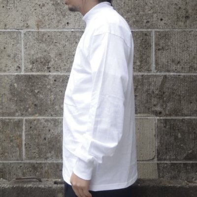 画像2: LIFEWEAR (ライフウェア) LONG SLEEVE MOCK NECK TEE ホワイト