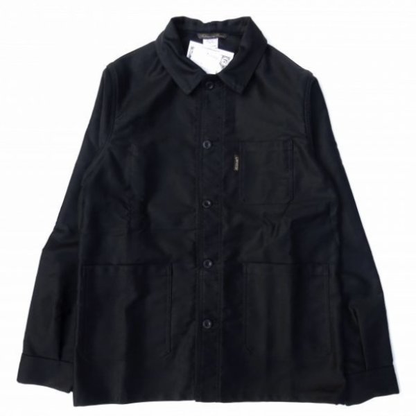 画像1: Le LABOUREUR (ルラブルール) MOLE SKIN COVERALL JK ブラック (1)