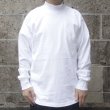 画像5: LIFEWEAR (ライフウェア) LONG SLEEVE MOCK NECK TEE ホワイト (5)