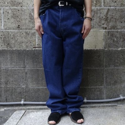 画像1: Deadstock イタリア軍 DENIM PT ネイビー