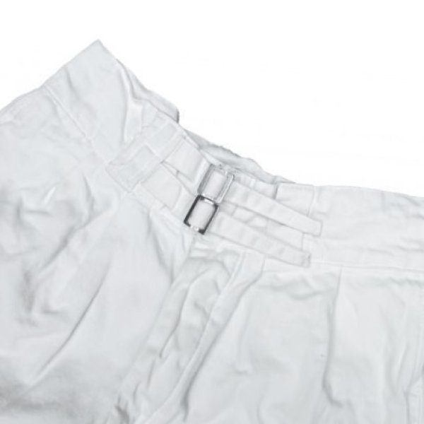 画像3: 80's ITALIAN WHITE GURKHA SHORTS ミントコンディション (3)