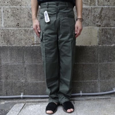 画像1: Deadstock 70’s FRENCH ARMY AF PT フランス軍 メカニックパンツ オリーブ