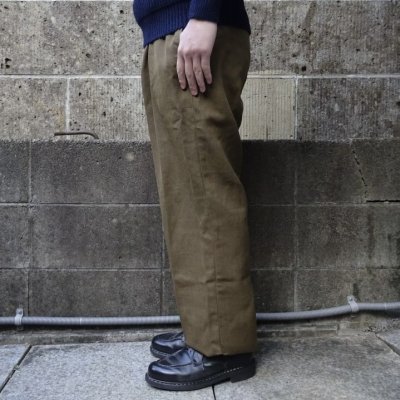 画像2: Deadstock BRITISH ARMY イギリス軍 ALL Ranks Barrack Dress Trousers ブラウン