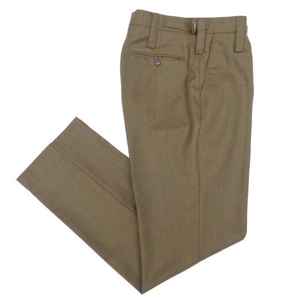 画像1: Deadstock BRITISH ARMY イギリス軍 ALL Ranks Barrack Dress Trousers ブラウン (1)