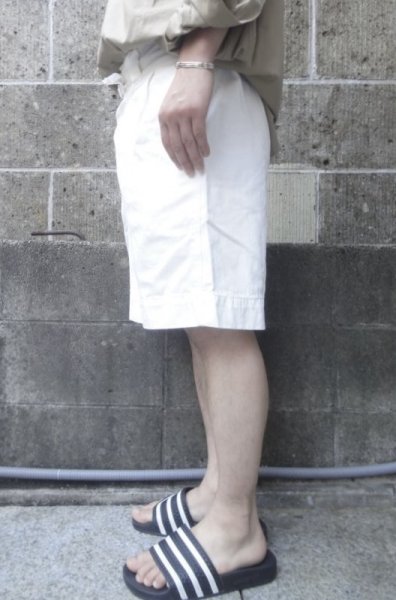 画像5: 80's ITALIAN WHITE GURKHA SHORTS ミントコンディション (5)