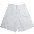 画像1: 80's ITALIAN WHITE GURKHA SHORTS ミントコンディション (1)
