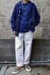 画像5: INVERALLAN (インバーアラン) 3A Lumber Cardigan Denim Cotton ダークインディゴ (5)