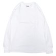 画像1: LIFEWEAR (ライフウェア) LONG SLEEVE CREWNECK TEE ホワイト (1)