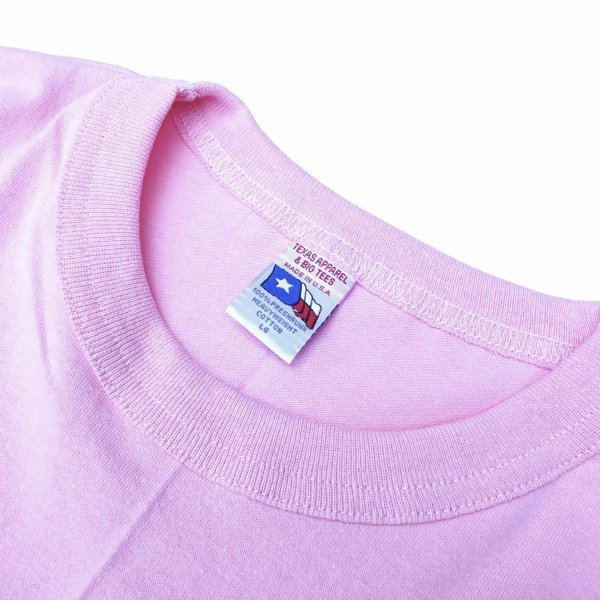 画像3: TEXAS APPAREL & BIG TEES (テキサスアパレル アンド ビッグティーズ) BASIC TEE ピンク (3)