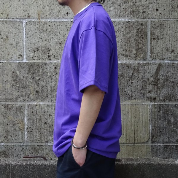 画像6: TEXAS APPAREL & BIG TEES (テキサスアパレル アンド ビッグティーズ) BASIC TEE パープル (6)