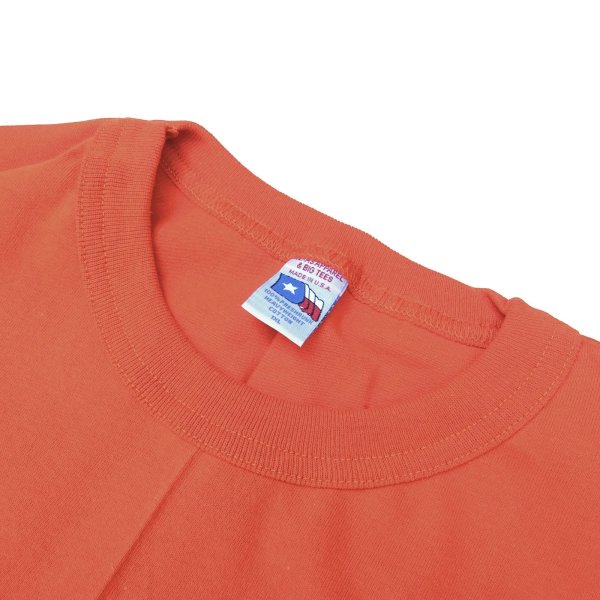 画像3: TEXAS APPAREL & BIG TEES (テキサスアパレル アンド ビッグティーズ) BASIC TEE オレンジ (3)