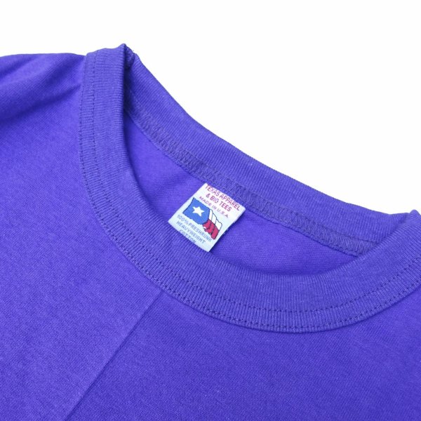 画像3: TEXAS APPAREL & BIG TEES (テキサスアパレル アンド ビッグティーズ) BASIC TEE パープル (3)