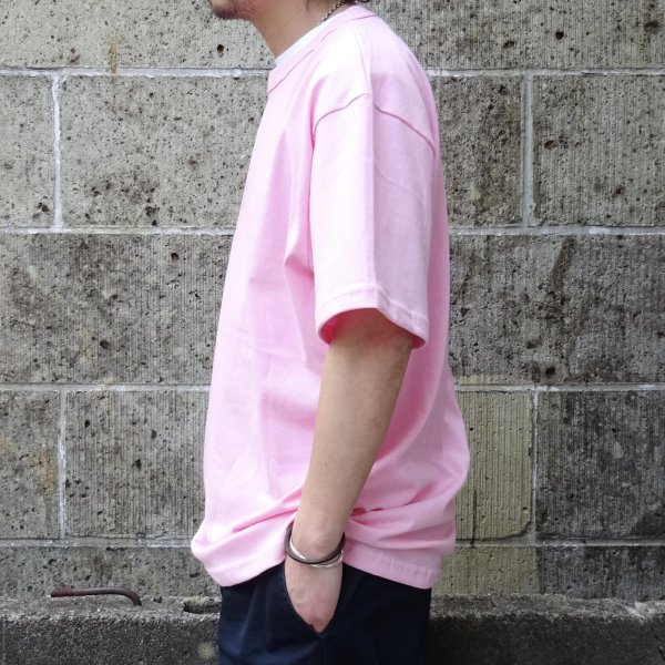 画像6: TEXAS APPAREL & BIG TEES (テキサスアパレル アンド ビッグティーズ) BASIC TEE ピンク (6)