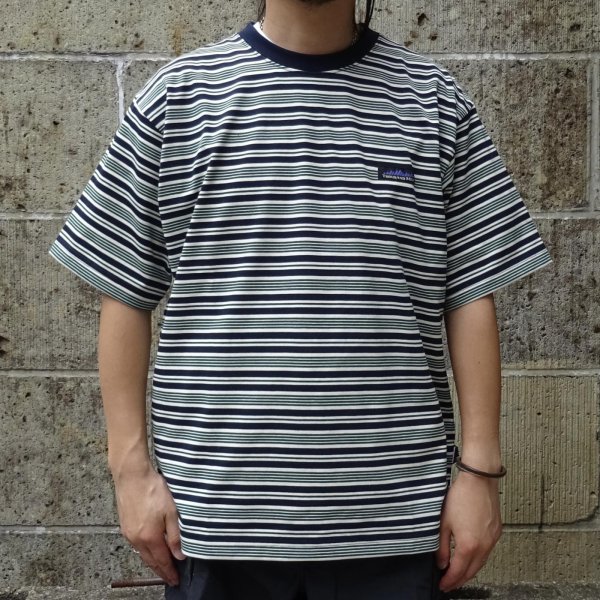 画像6: THOUSAND MILE (サウザンドマイル) SHORT SLEEVE T-SHIRT BORDER グリーンボーダー (6)