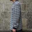画像7: THOUSAND MILE (サウザンドマイル) LONG SLEEVE T-SHIRT BORDER グリーンボーダー (7)