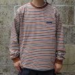 画像6: THOUSAND MILE (サウザンドマイル) LONG SLEEVE T-SHIRT BORDER ブラウンボーダー (6)