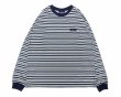 画像1: THOUSAND MILE (サウザンドマイル) LONG SLEEVE T-SHIRT BORDER グリーンボーダー (1)